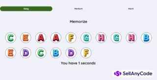 Match the Pairs Master - Brain Memory Game | Flutter Source Code