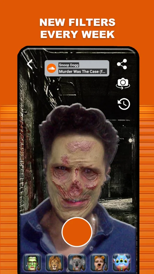 Android Live Camera Video Face Filters — screenshot 3
