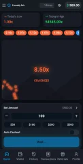 Crash Game Node.js Realtime Engine + Advanced RTP Control + Wallet & Referral System (Full Admin Panel)