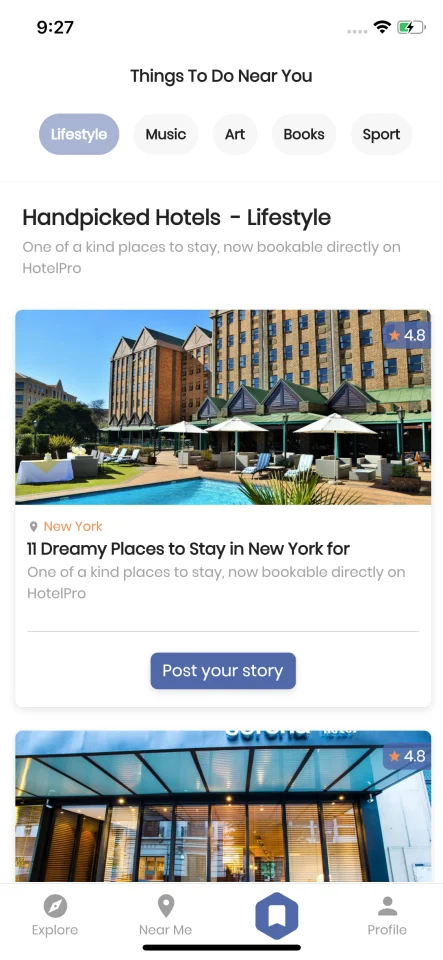 HotelPro - Flutter Template UI Kit — screenshot 5