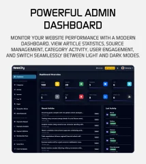 NewsCity - News & Magazine CMS with AI, Memberships, Newsletter Automation & Monetization