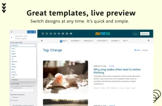 Aurora - WordPress Blog Theme with Switchable Layouts