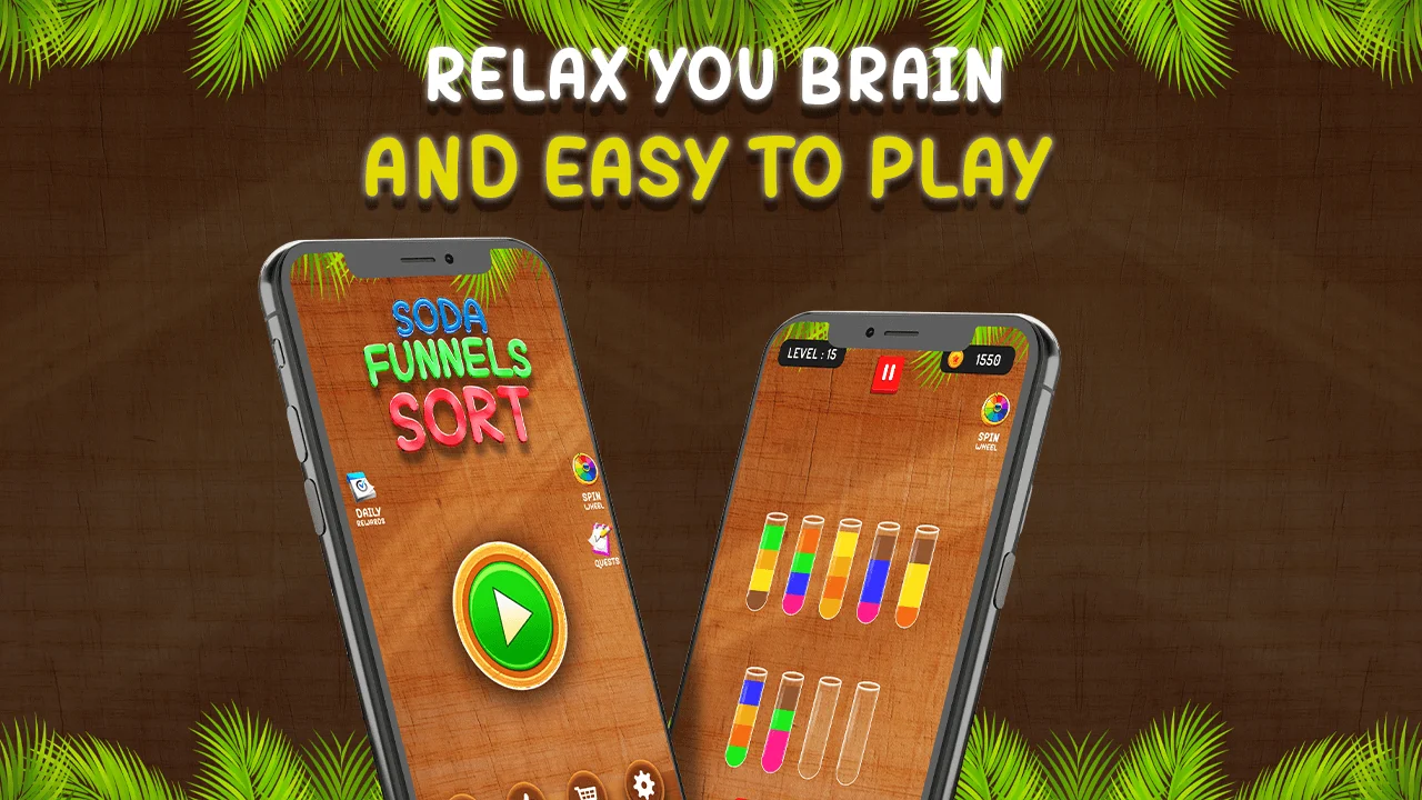 Soda Funnel Sort — screenshot 1