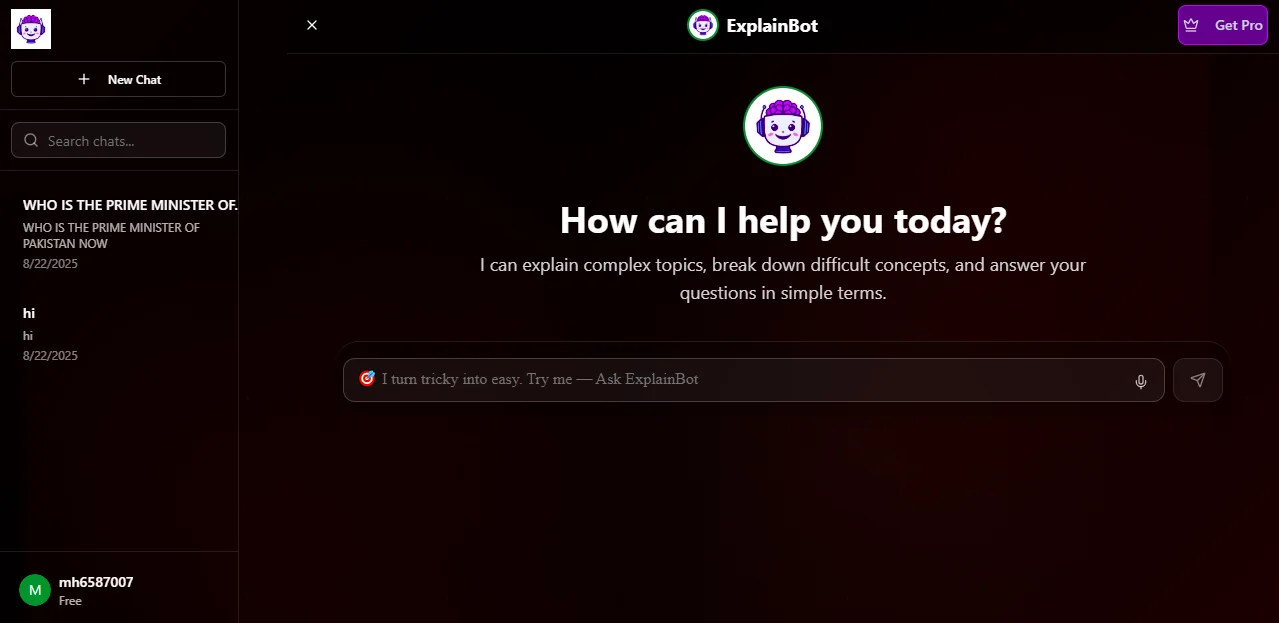 ExplainBot AI Chatbot SaaS Starter Kit — screenshot 2