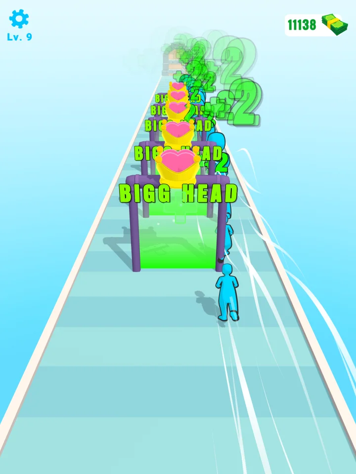 Big Head 3D Runner Hypercasual — screenshot 3