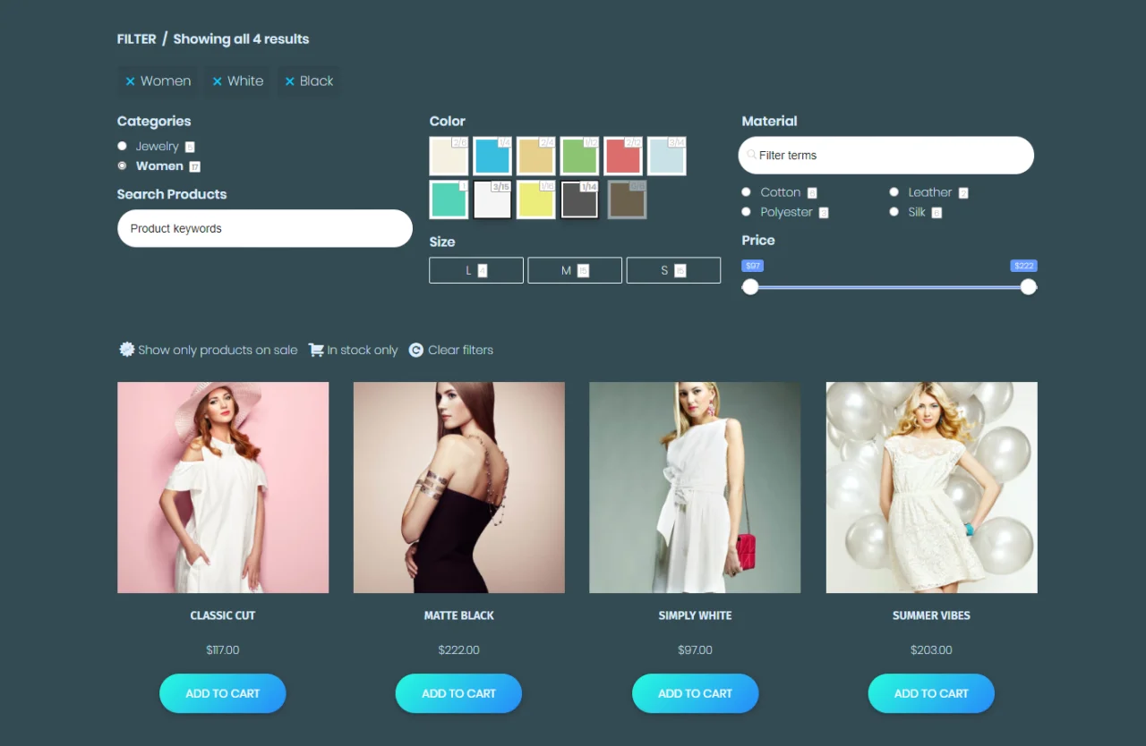Product Filter for WooCommerce — screenshot 4