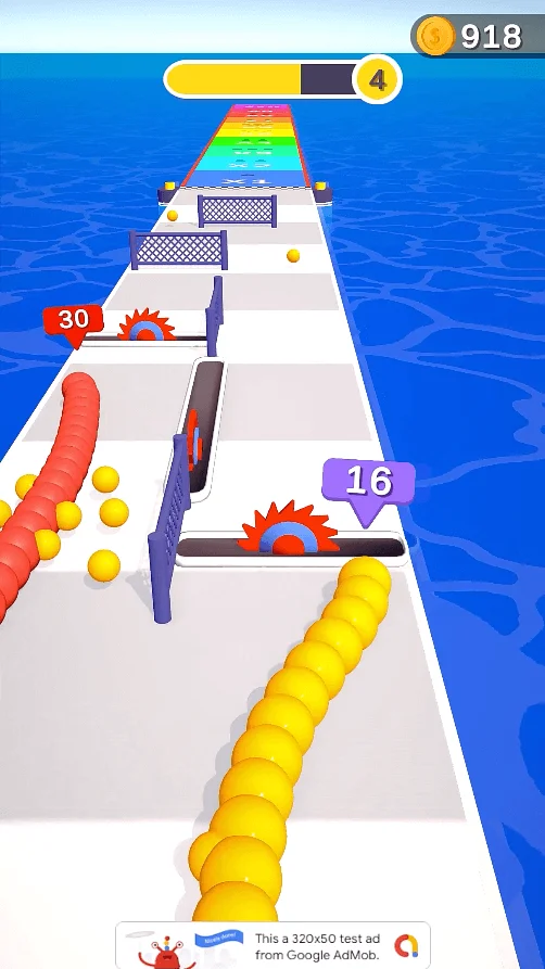 Snake Rush 3D Unity Game + AdMob — screenshot 1