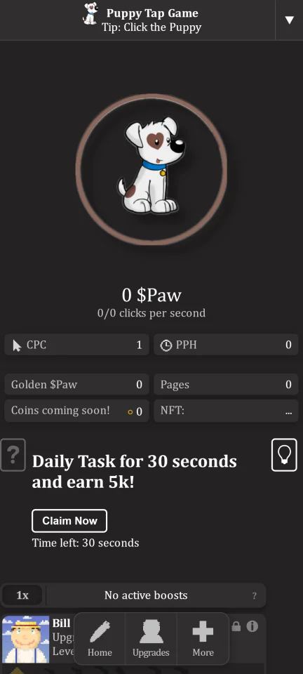 Puppy Tap - Clicker Game — screenshot 1