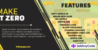 Make It Zero – Hypercasual Puzzle Game