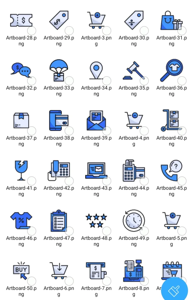 50 eCommerce Icons PNG-SVG — screenshot 4