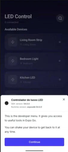 LED Light Controller WiFi-Bluetooth — screenshot 1