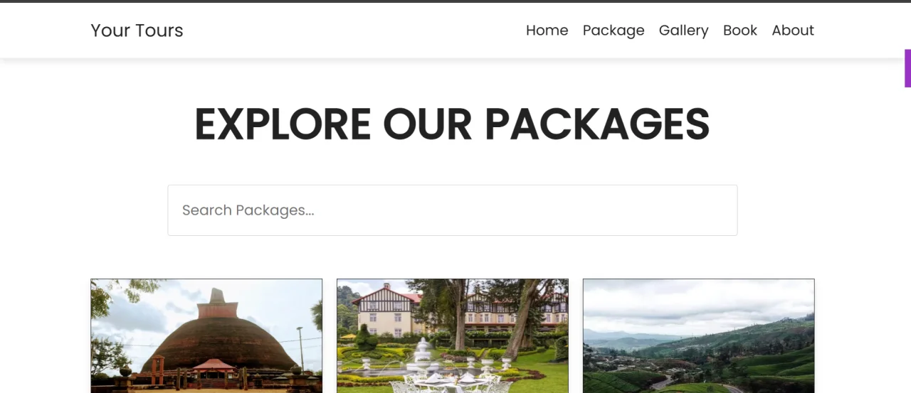 Travel Agency Website — screenshot 3