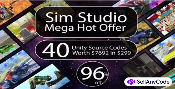 Sim Studio’s Mega Hot Offer: 40 Unity 3D Games