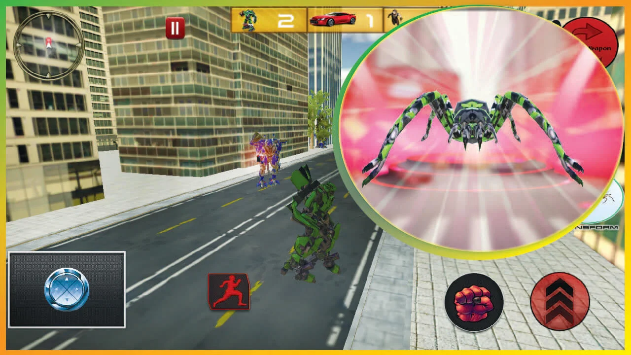 Spider Robot Transformation Game: Spider Robot Warrior 64 Bit Source Code — screenshot 1