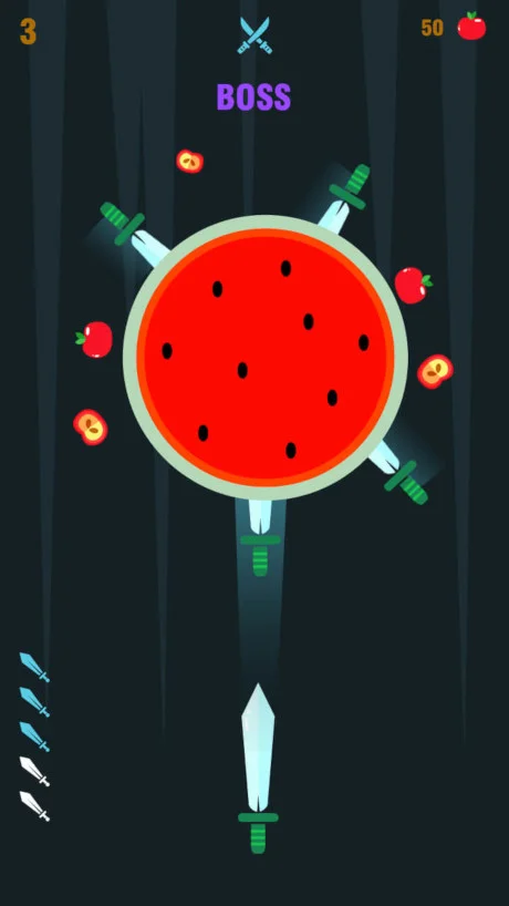 Unity Knife Hit Game Clone — screenshot 1