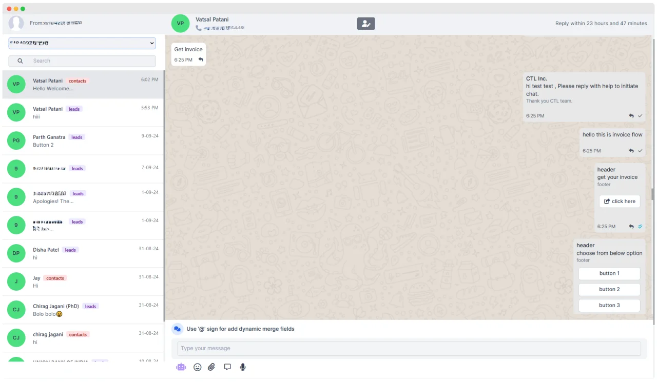 WhatsBot - WhatsApp Marketing, Bot, Chat & AI Personal Assistant Module for Perfex CRM — screenshot 7