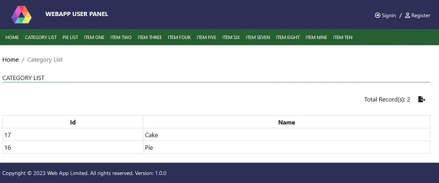 Clean Web App - ASP.NET Core 7 Web App Starter — screenshot 3