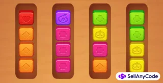 Wood Cube Sort