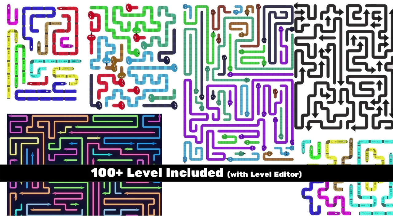 Escape - Arrow Snake Puzzle - Unity Template — screenshot 3