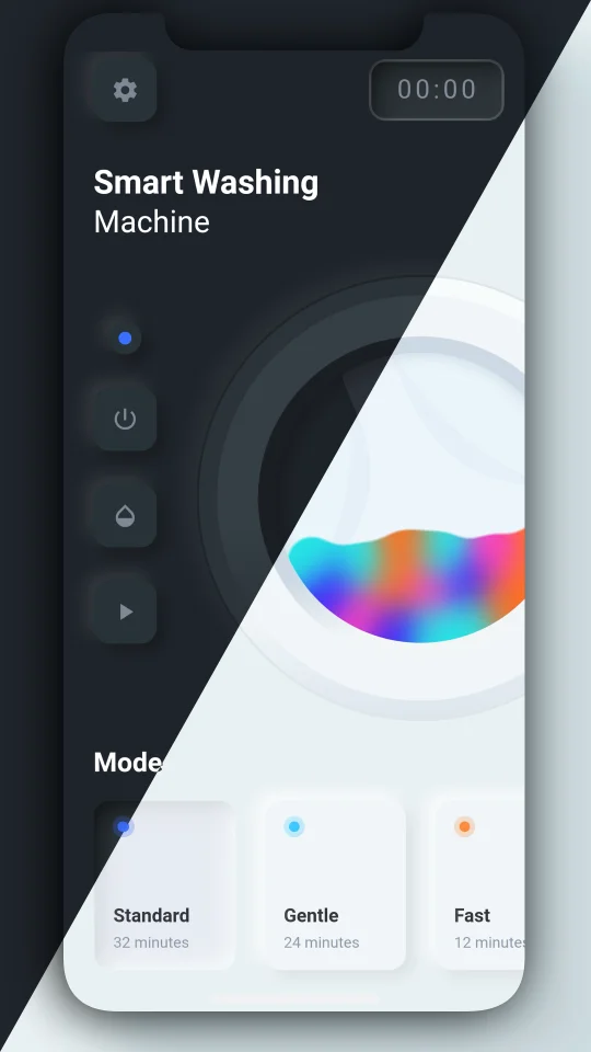 UI Design - Control Smart Washing Machine’s — screenshot 1