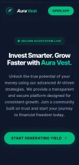 Aura Vest - Premium AI Investment & ROI Platform