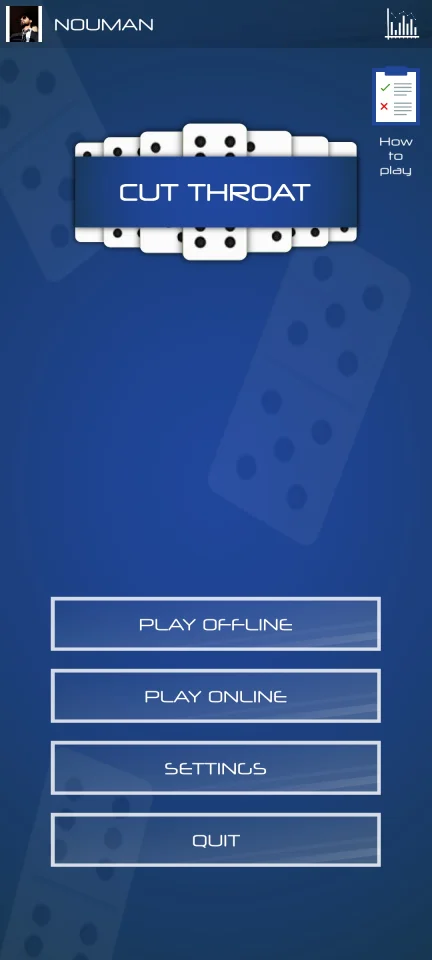 Cut Throat - Dominoes Multiplayer Game (Unity 3D + AdMob + Firebase + Photon) — screenshot 1