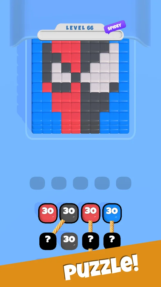 Poppin Cube (This Is Blast Sort Game 3D Unity Game Source Code) — screenshot 2