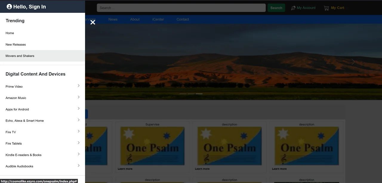 OnePsalm Website Demo — screenshot 2