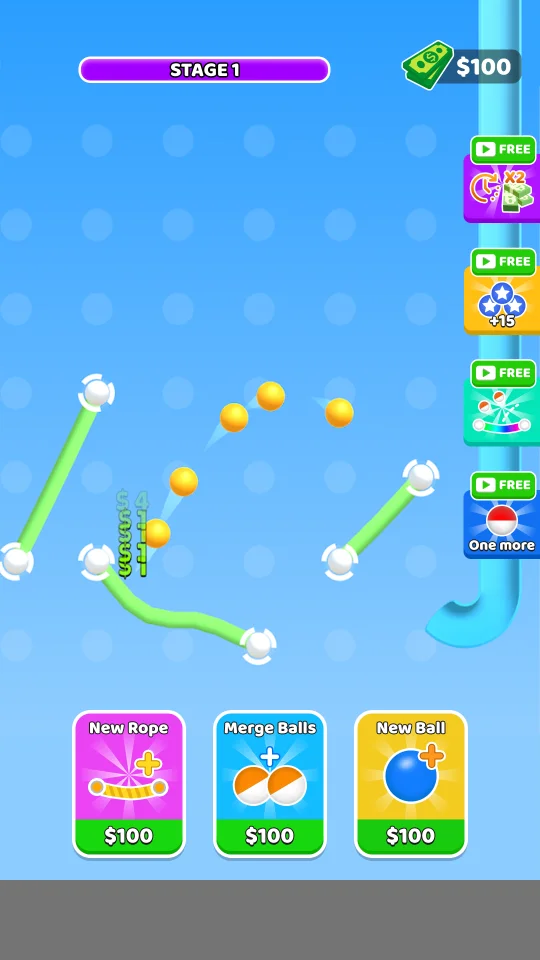 Ball's and Rope — screenshot 1