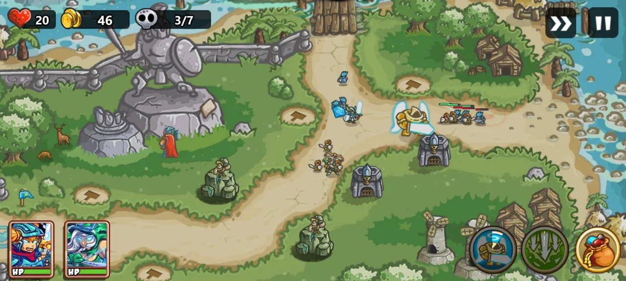 Warrior Defends — screenshot 3
