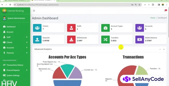 Internet Banking PHP MySQL