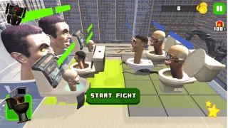 Merge Master Toilet War Fight