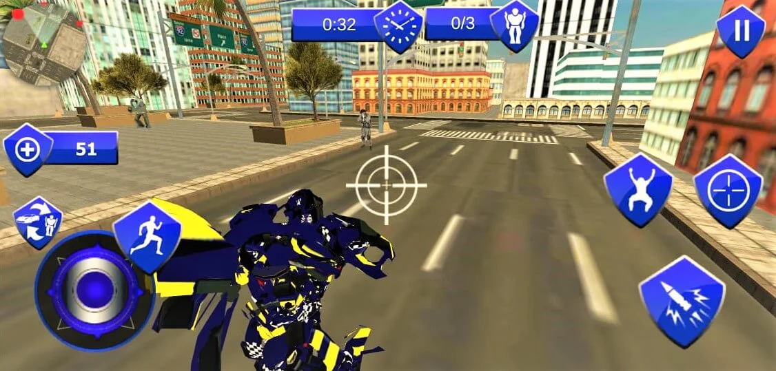 US Police Robot Car Revenge Transform 64 Bit Source Code — screenshot 7