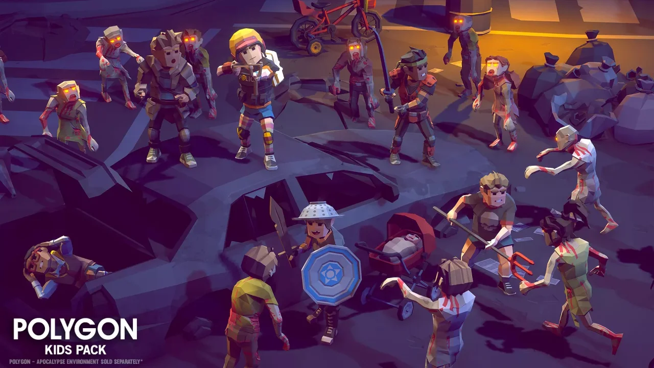 POLYGON Kids - Low Poly 3D Art by Synty — screenshot 1