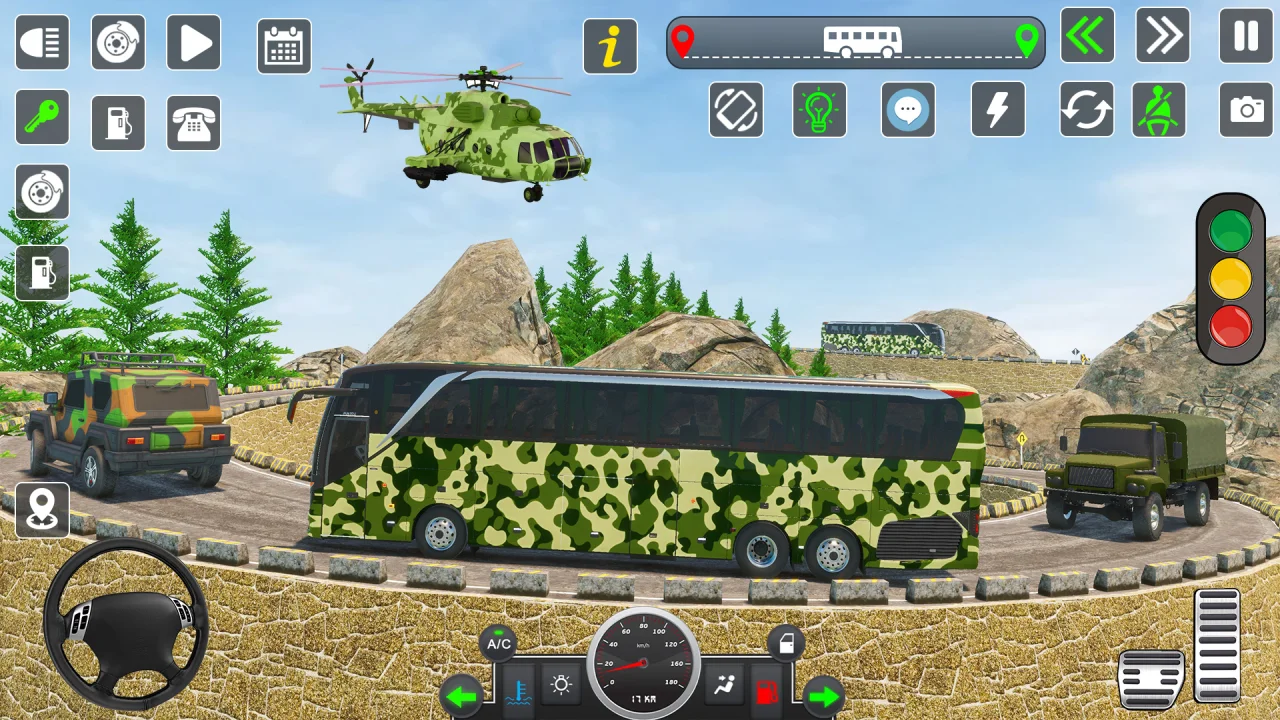 Army Bus Transporter Coach Fun Simulation — screenshot 4