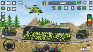 Army Bus Transporter Coach Fun Simulation