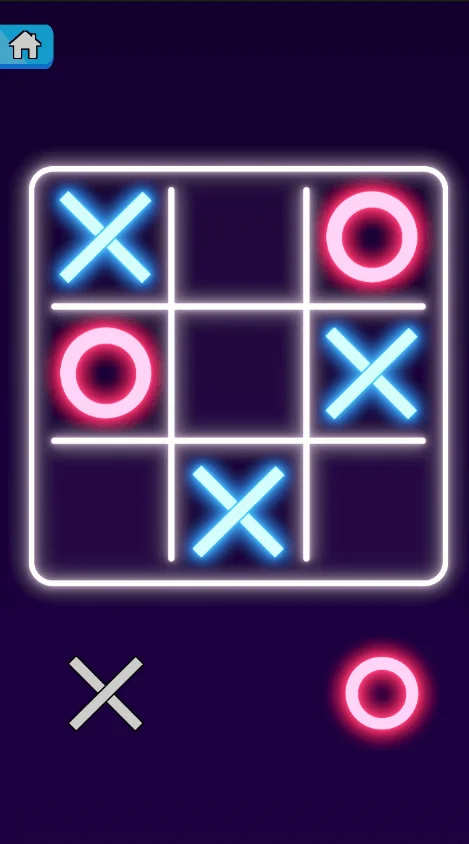 Tic Tac Toe Glow Game Unity Source Code — screenshot 4