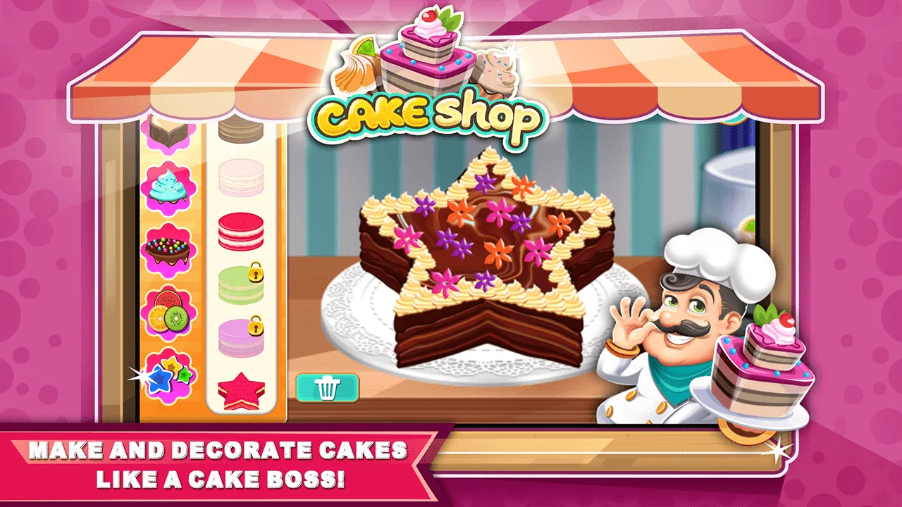 Cake Shop Bakery Chef Story Game — screenshot 5