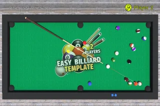 Easy 8 Ball Pool (Billiard) Template (PC/Mobile)