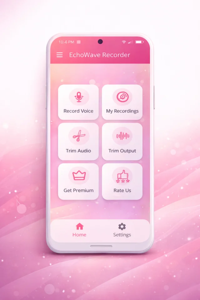 EchoWave Recorder Android Voice Studio — screenshot 2
