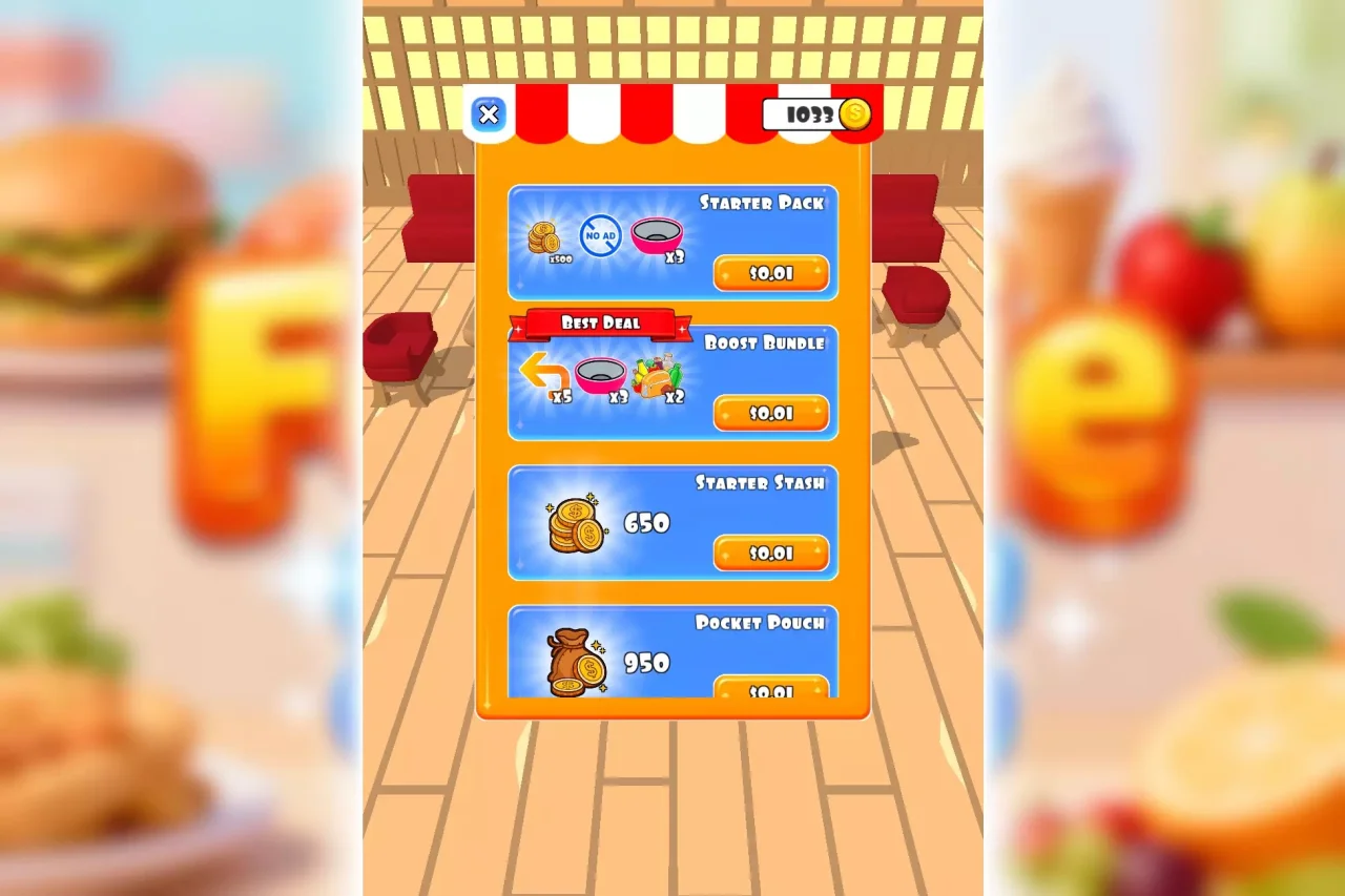 Foodie Sort Puzzle - Complete Mobile Game Template — screenshot 2