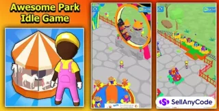 Awesome Park Idle Game 3D Unity Source Code