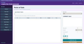 Computer Store Manager - All-in-One POS