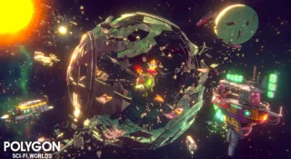 POLYGON - Sci-Fi Worlds Pack - Art by Synty