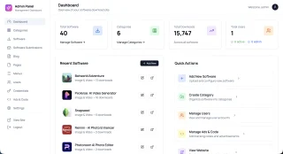 Getbix - Modern PHP Software Download Website