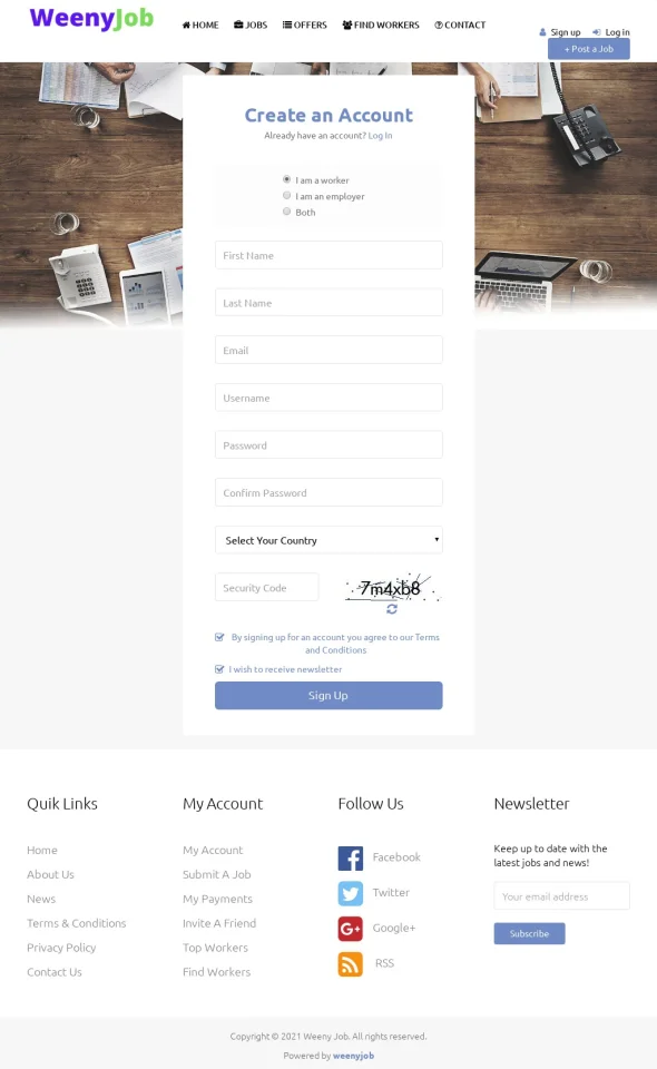 WeenyJob - The Ultimate MicroJob Marketplace — screenshot 1