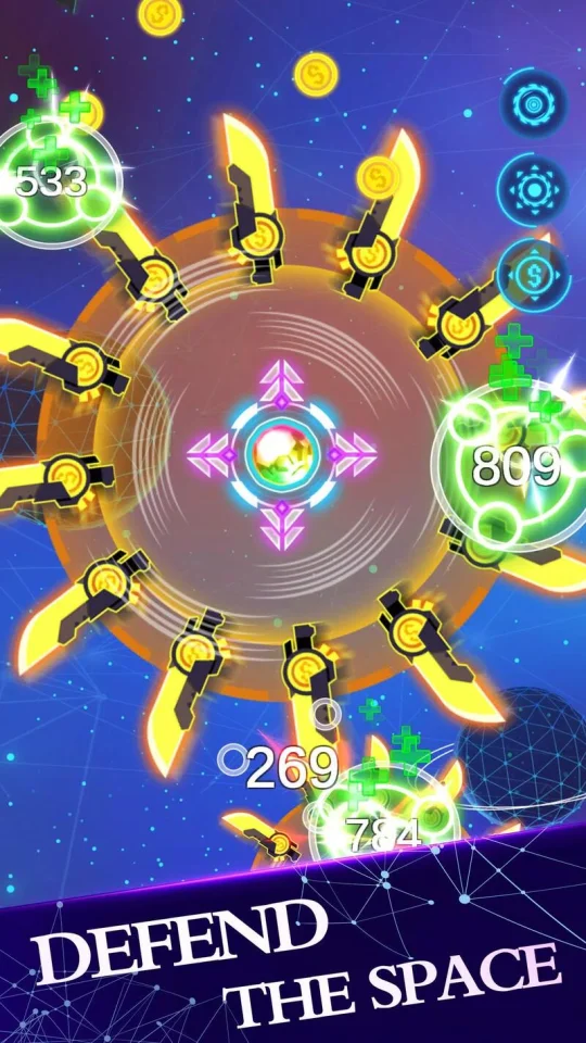 Helix Blast - Space War Defense [Unity 6000] — screenshot 2