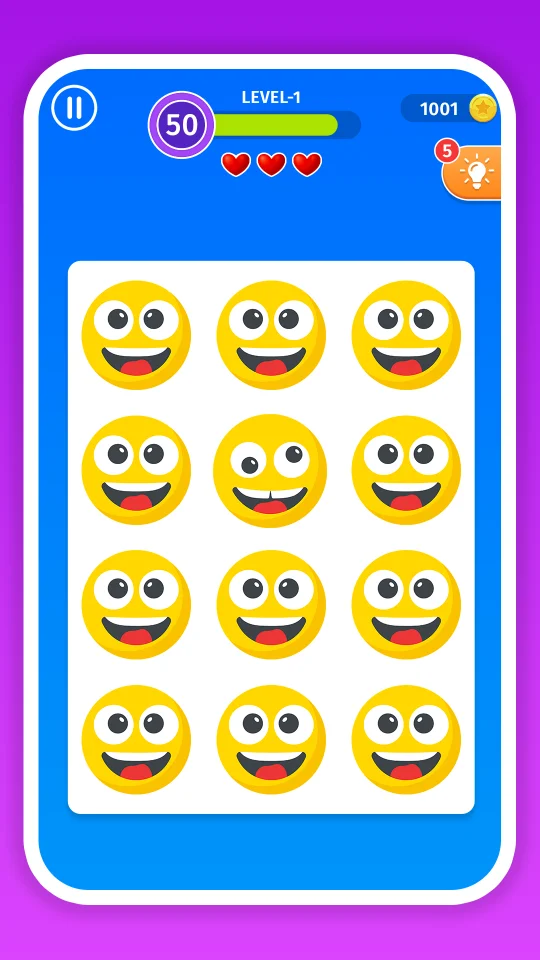 Emoji Game: Find Emoji Puzzle — screenshot 2