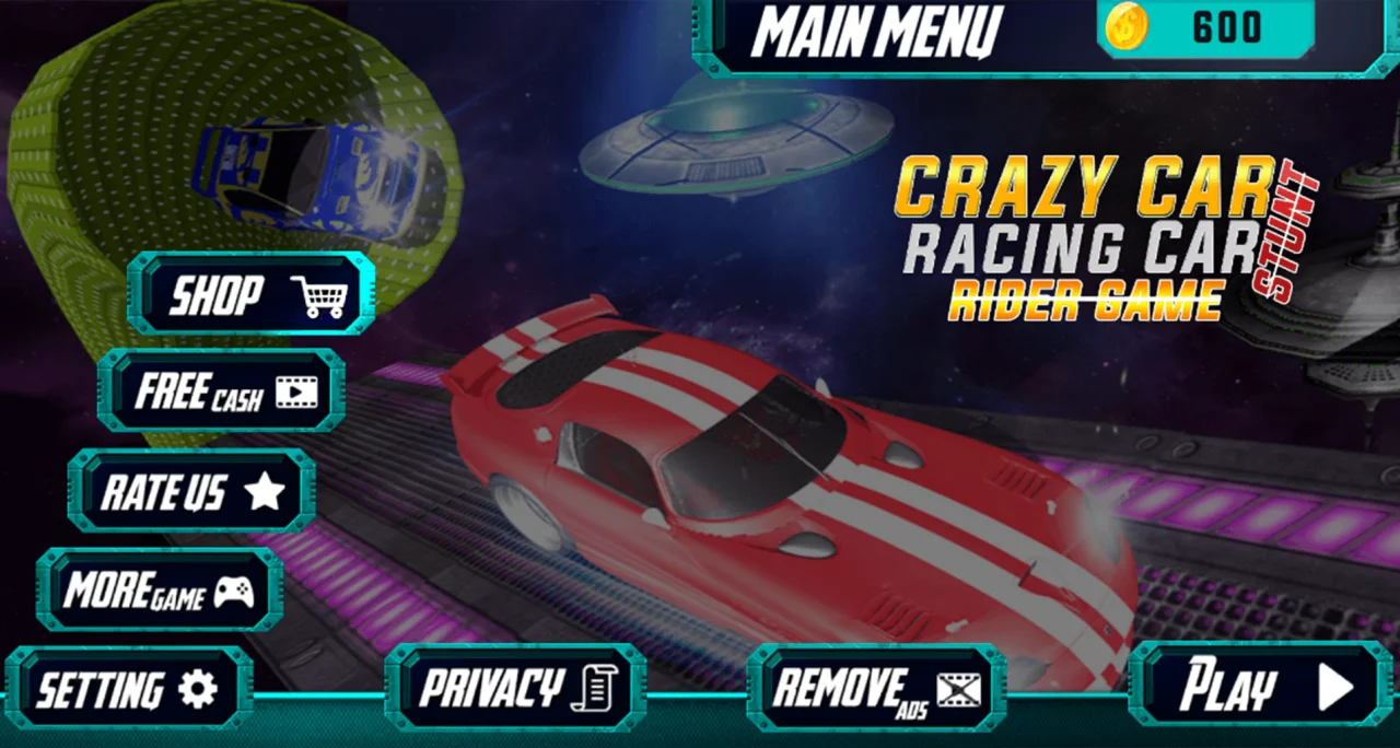 Crazy Car Stunt Racing Car Rider Game — screenshot 5