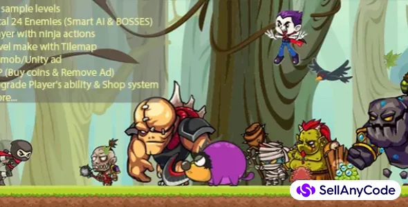 Ninja RIAN – Complete Unity Game